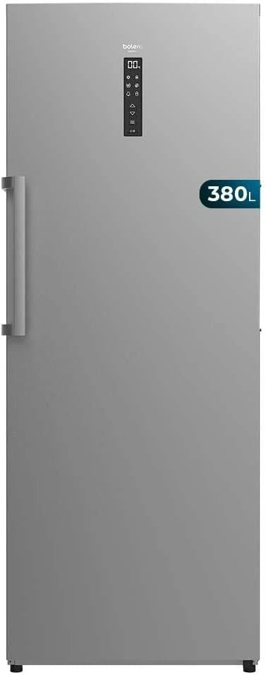 Lodówko-zamrażarka Cecotec – system bezszronowy, stal nierdzewna, moc 1950 W, pojemność 380 l, do kuchni