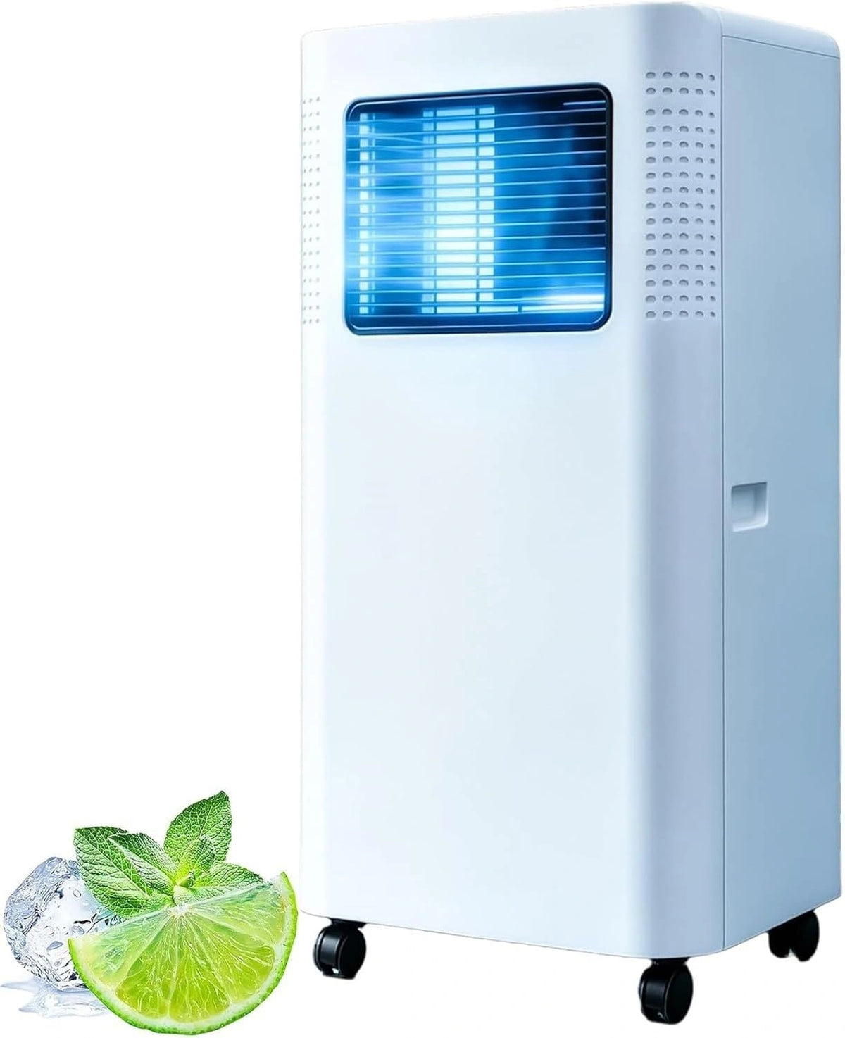 Klimatyzator – programator czasowy, oświetlenie LED, konstrukcja 3 w 1, wydajność 8000 BTU, do pomieszczeń domowych