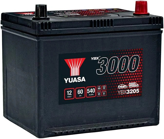 Akumulator Yuasa YBX3205 – akumulator 60 Ah, napięcie 12 V, do zgodnych urządzeń lub pojazdów