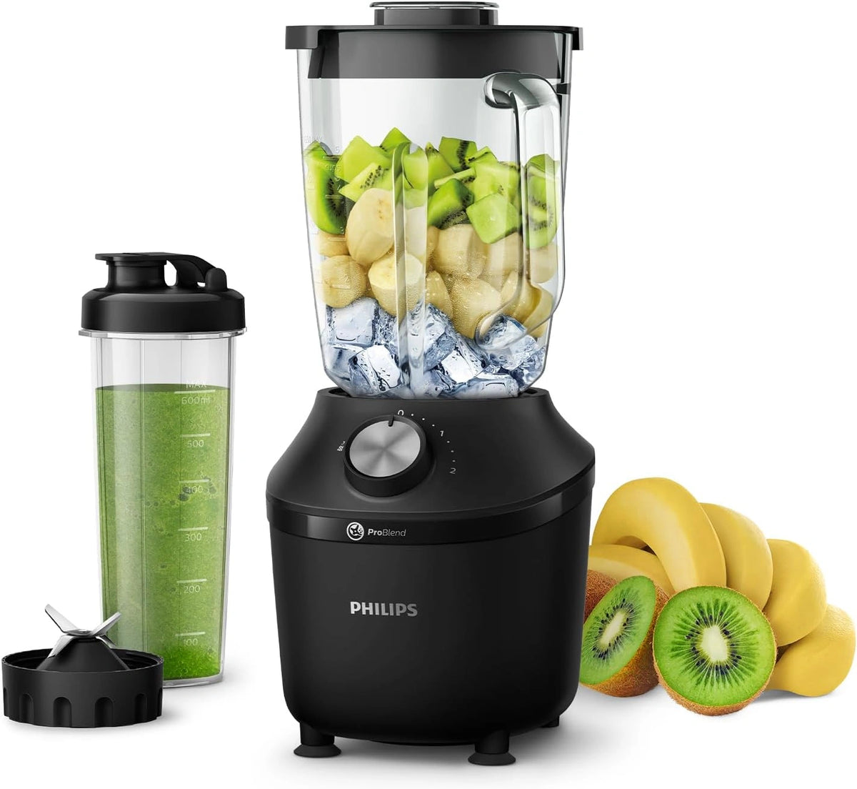 Urządzenie kuchenne Philips – kolor czarny, moc 600 W, do codziennego zastosowania
