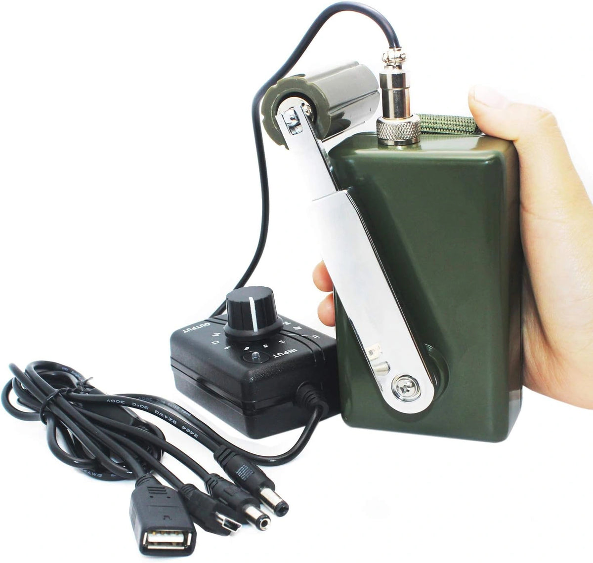 Generator – kolor zielony, moc 30 W, napięcie 28 V, do codziennego zastosowania