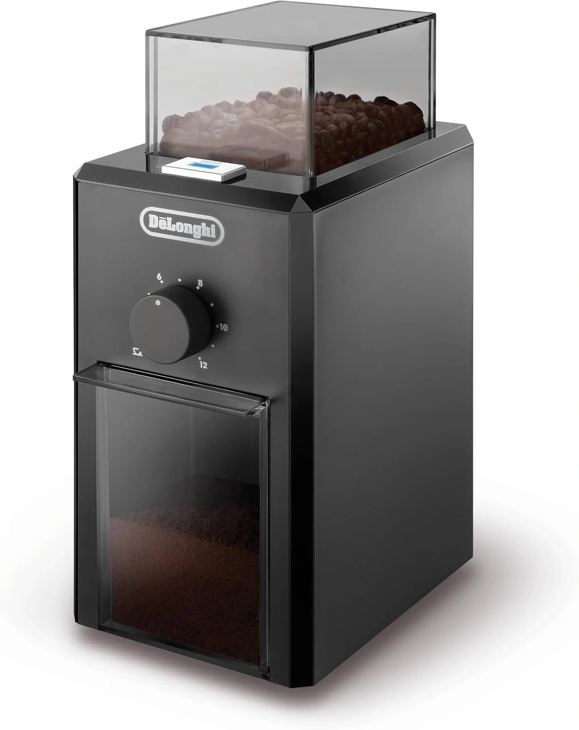 Młynek De Longhi – kolor czarny, moc 110 W, do codziennego zastosowania