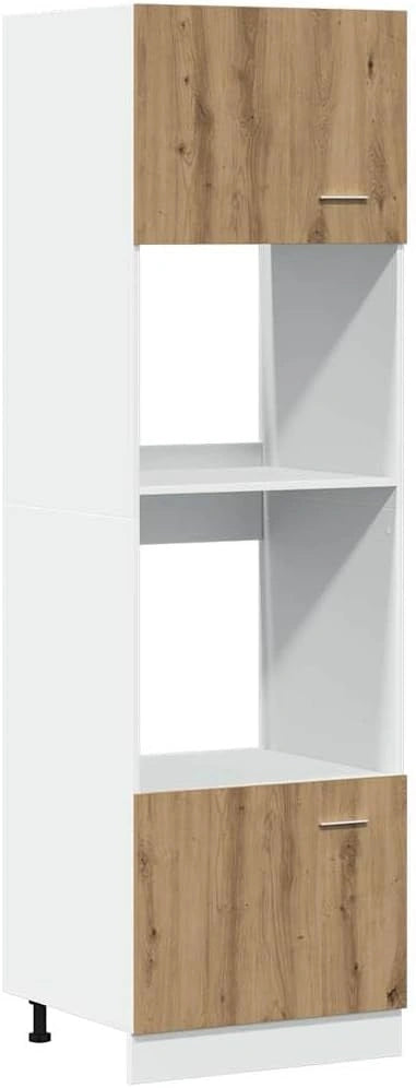 Szafka vidaXL – kolor brązowy, wymiary 60x57x207 cm, do codziennego zastosowania