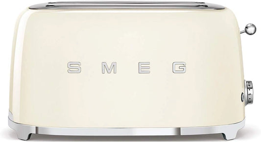 Grill Smeg TSF02CREU – funkcja grilla, kolor beżowy, moc 1500 W, do codziennego zastosowania