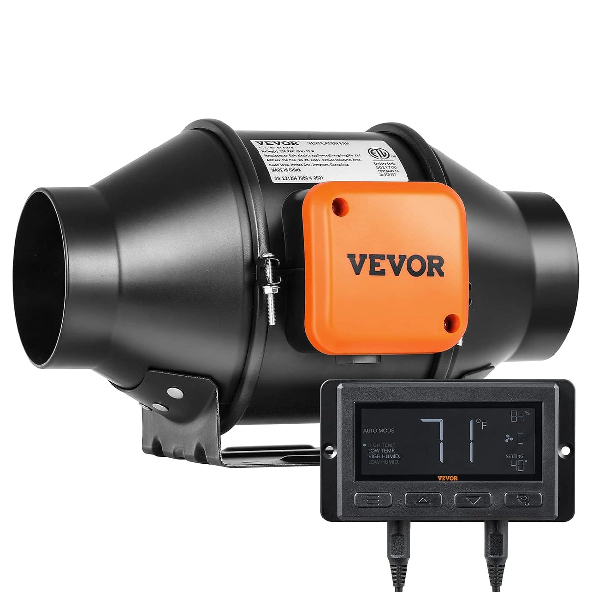 Wentylator VEVOR – moc 21 W, do domu lub biura