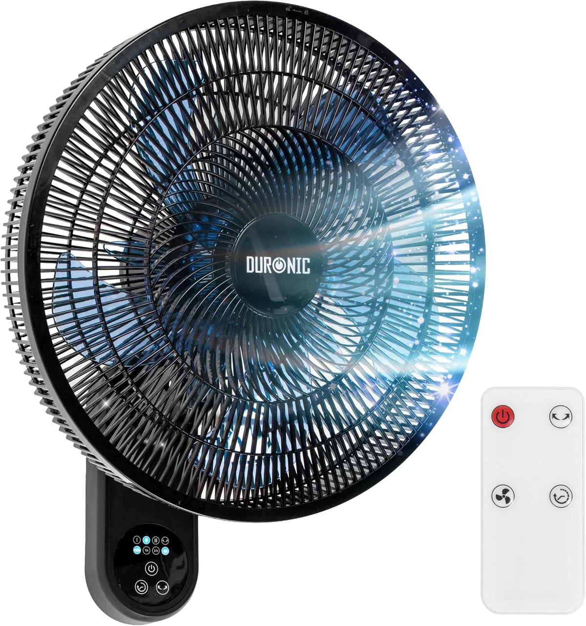 Wentylator Duronic FN42 – programator czasowy, kolor czarny, moc 50 W, do domu lub biura